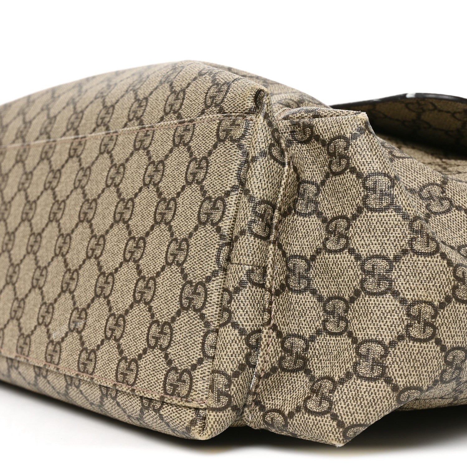 Gucci GG Plus Monogram Messenger Diaper Bag Dark Brown 10 of 10