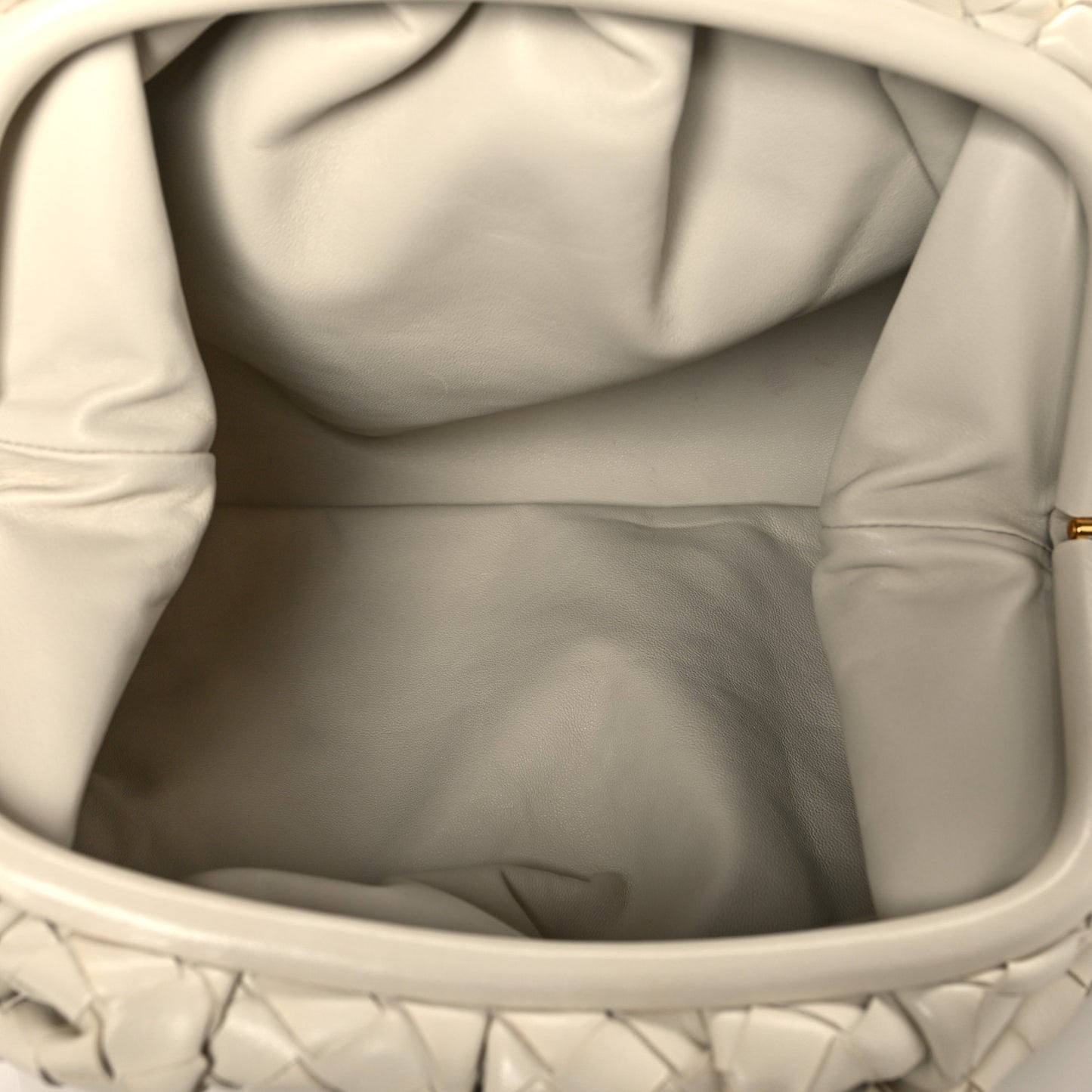 Nappa Maxi Intrecciato The Pouch Oversized Clutch Plaster