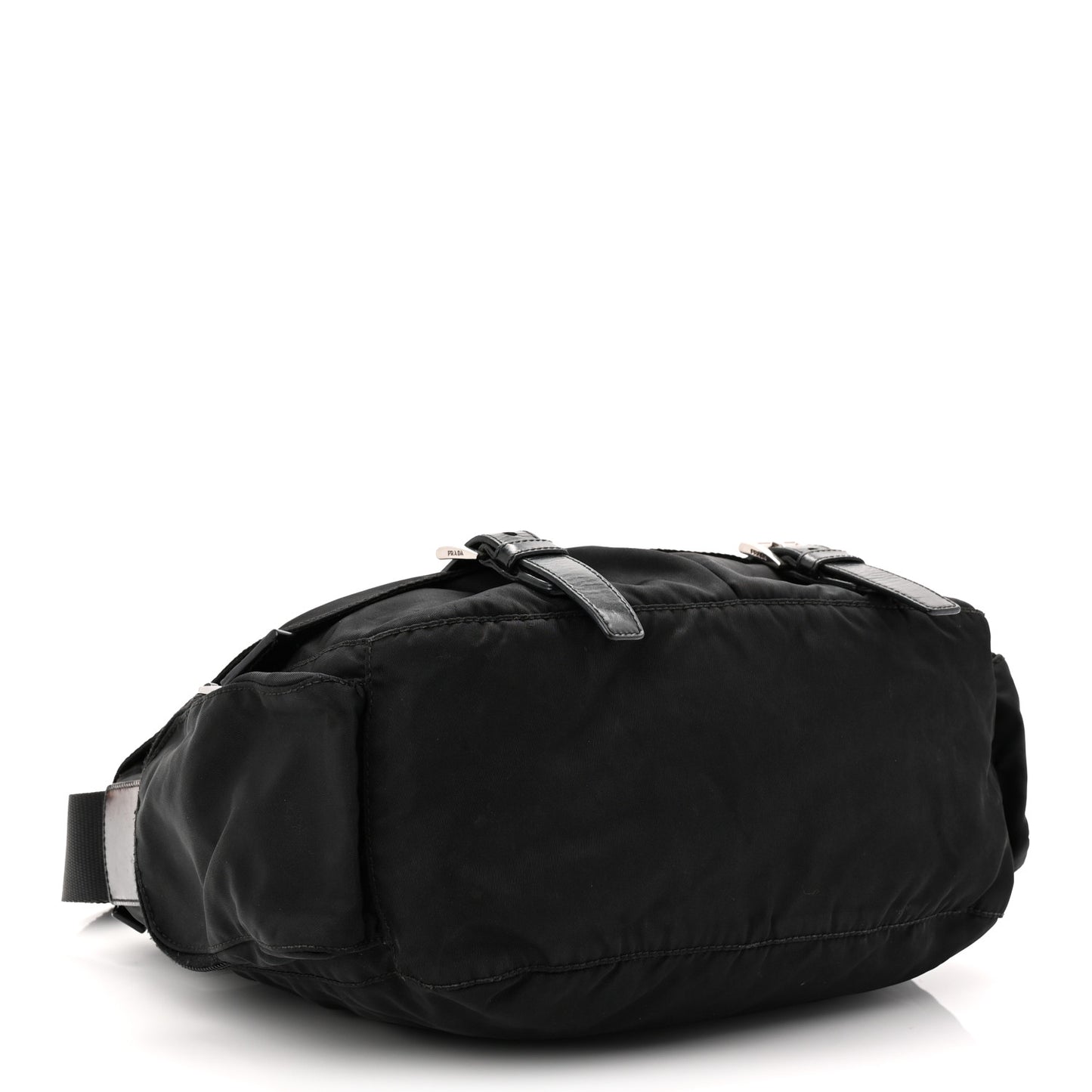 Nylon Vela Sport Messenger Bag Black