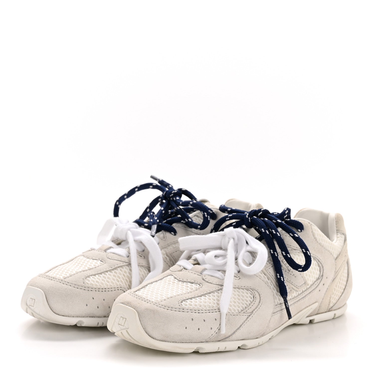 Miu Miu X NEW BALANCE Mesh Suede 530 SL Sneakers 36 White 4 of 9