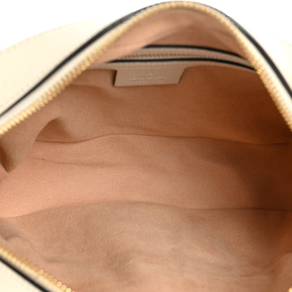 Gucci Azalea Calfskin Small Horsebit 1955 Shoulder Bag Mystic White 5 of 17