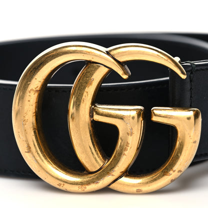 Gucci Calfskin Double G 40mm Belt 75 30 Black 7 of 7