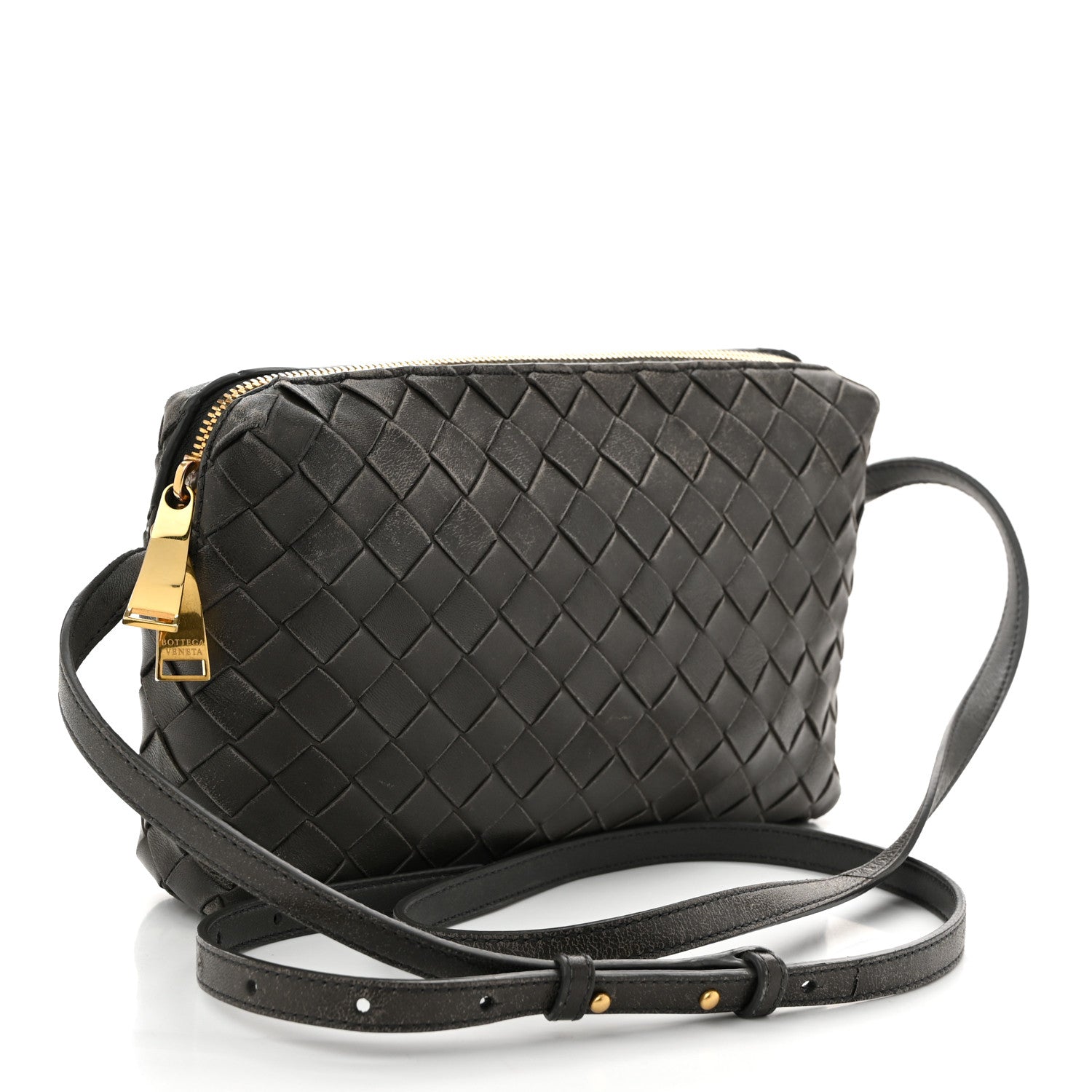 Bottega Veneta Nappa Intrecciato Crossbody Light Graphite 3 of 11