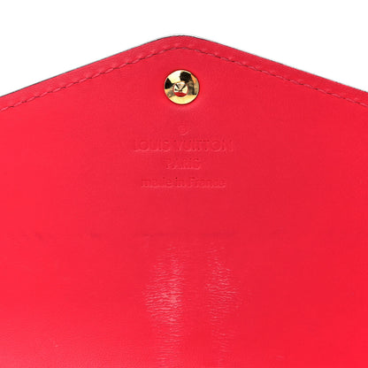 Louis Vuitton Vernis Sarah Wallet NM Rose Litchi 6 of 10