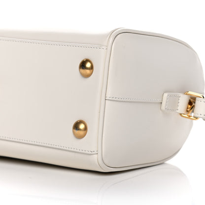 Saint Laurent Calfskin Classic Baby Duffle Dove White 10 of 18