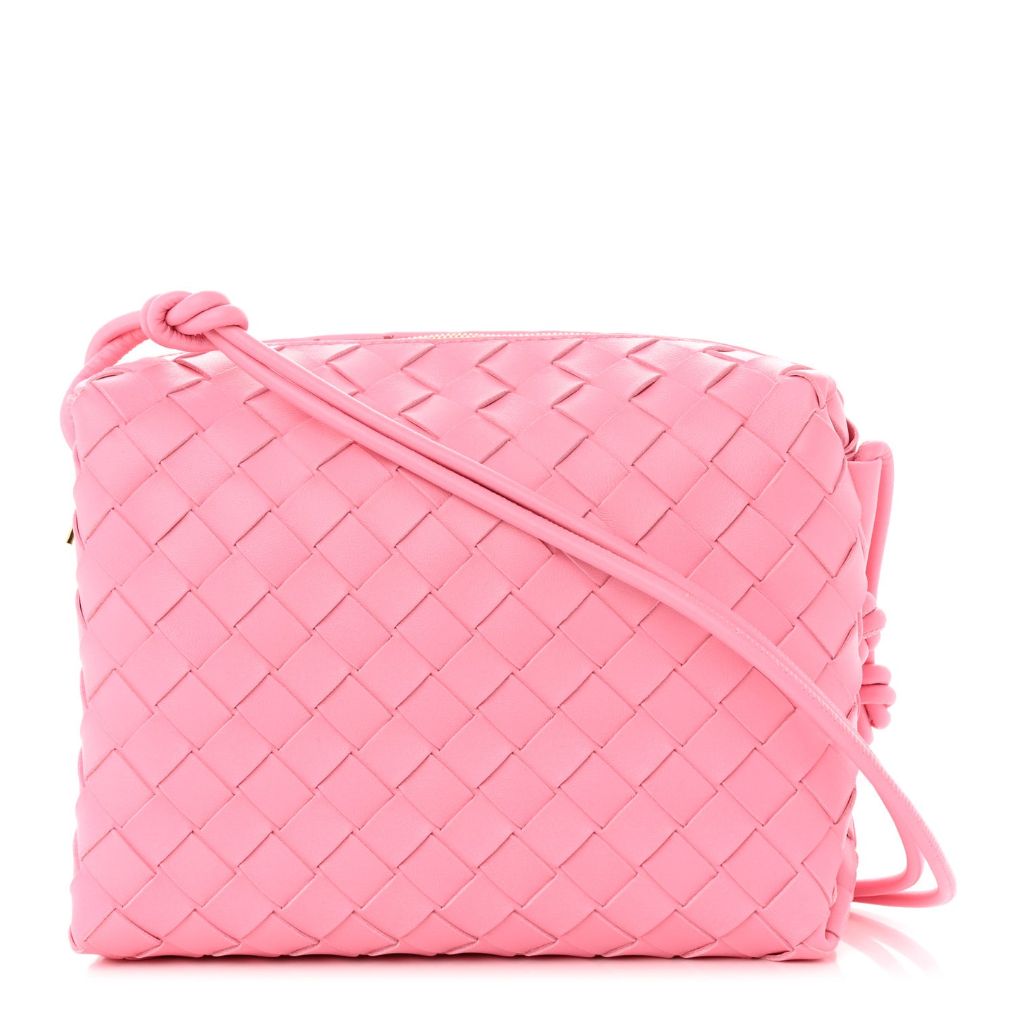 Nappa Intrecciato Small Loop Camera Bag Ribbon