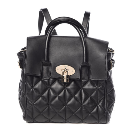 Mulberry Nappa Quilted Mini Cara Delevingne Convertible Bag Black 1 of 14