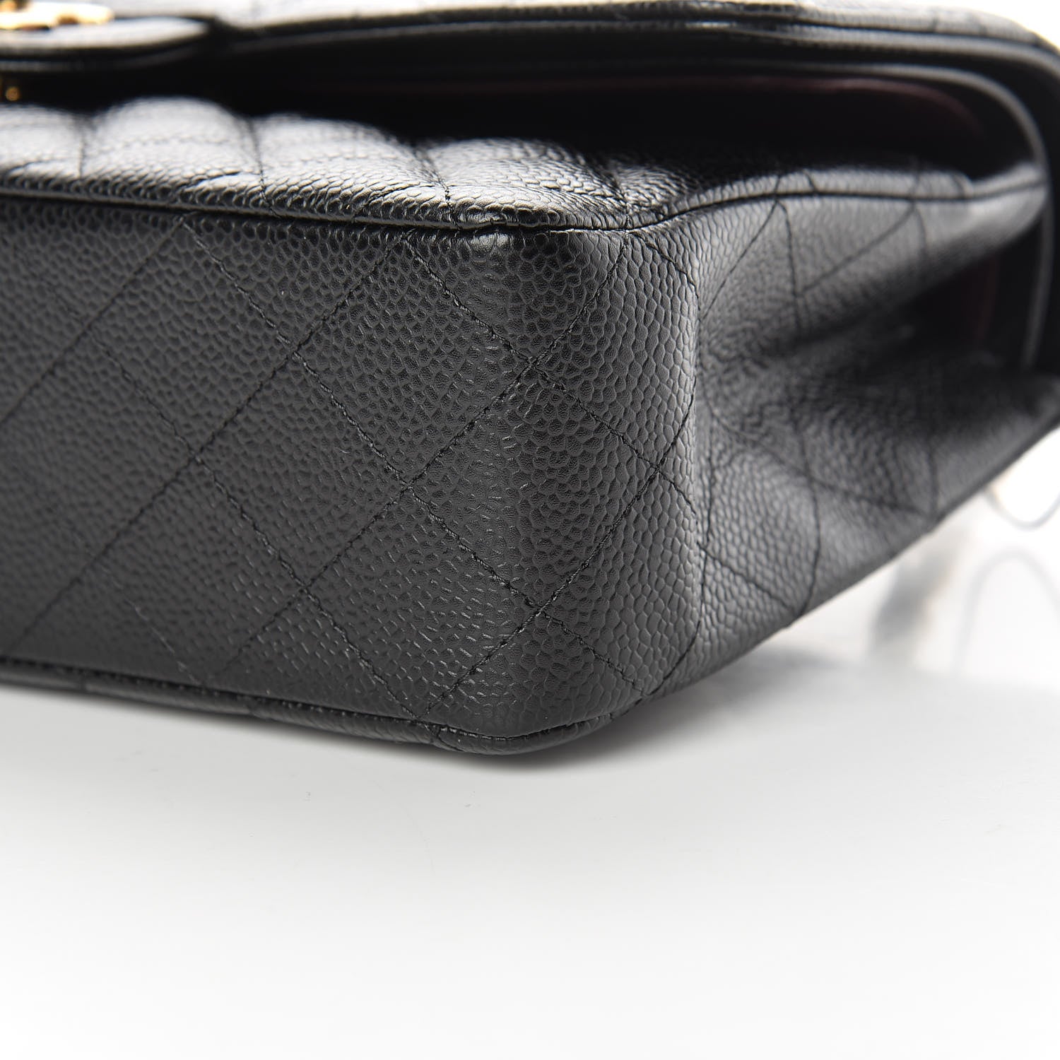 Chanel Caviar Quilted Medium Double Flap Black 10 of 11