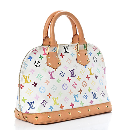Louis Vuitton Monogram Multicolor Alma White 2 of 15