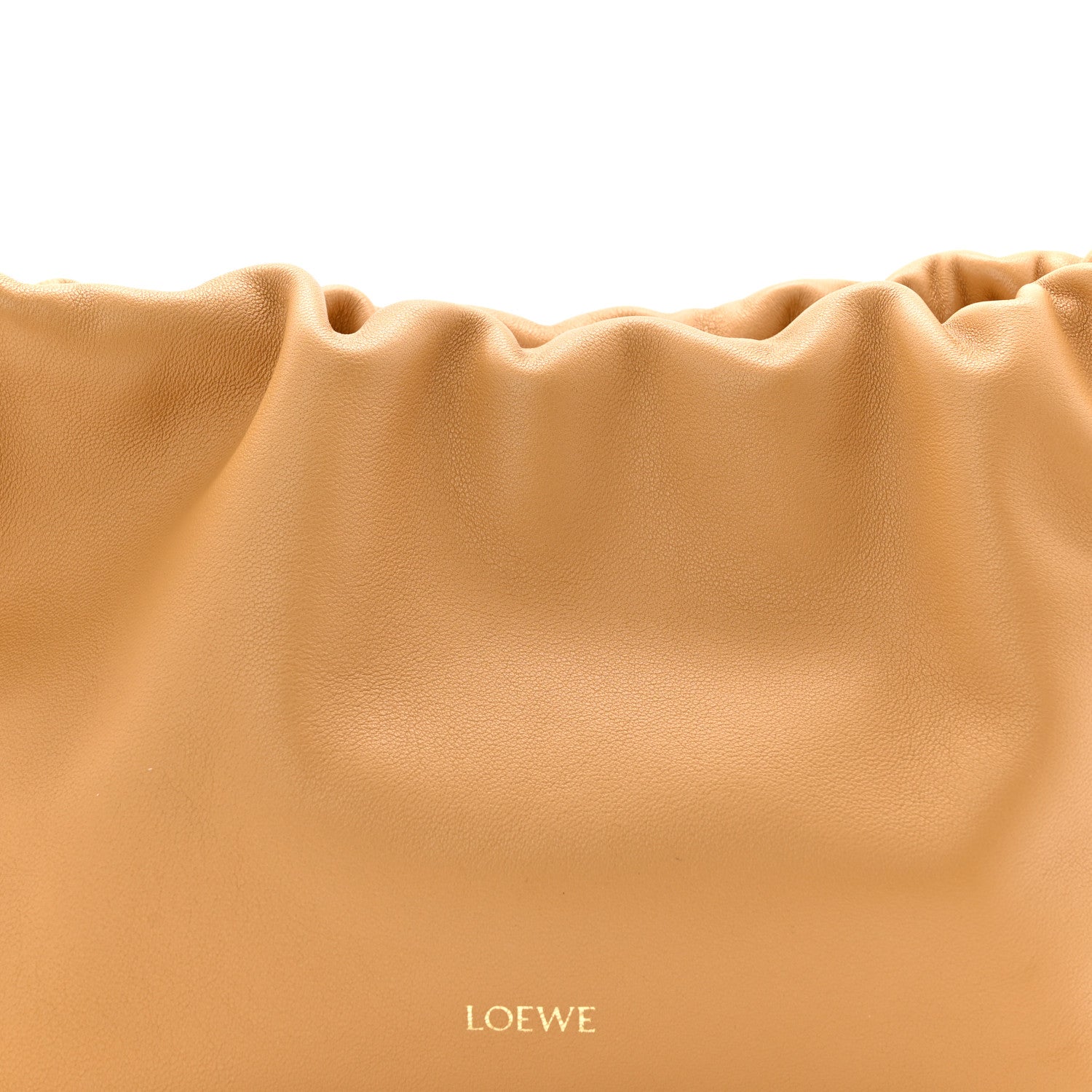 Loewe Mellow Nappa Donut Medium Chain Flamenco Knot Clutch Sahara 8 of 10