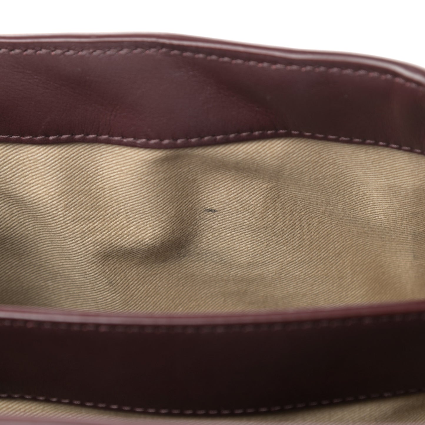 Calfskin Quilted Mini Faye Day Shoulder Bag Burnt Brown