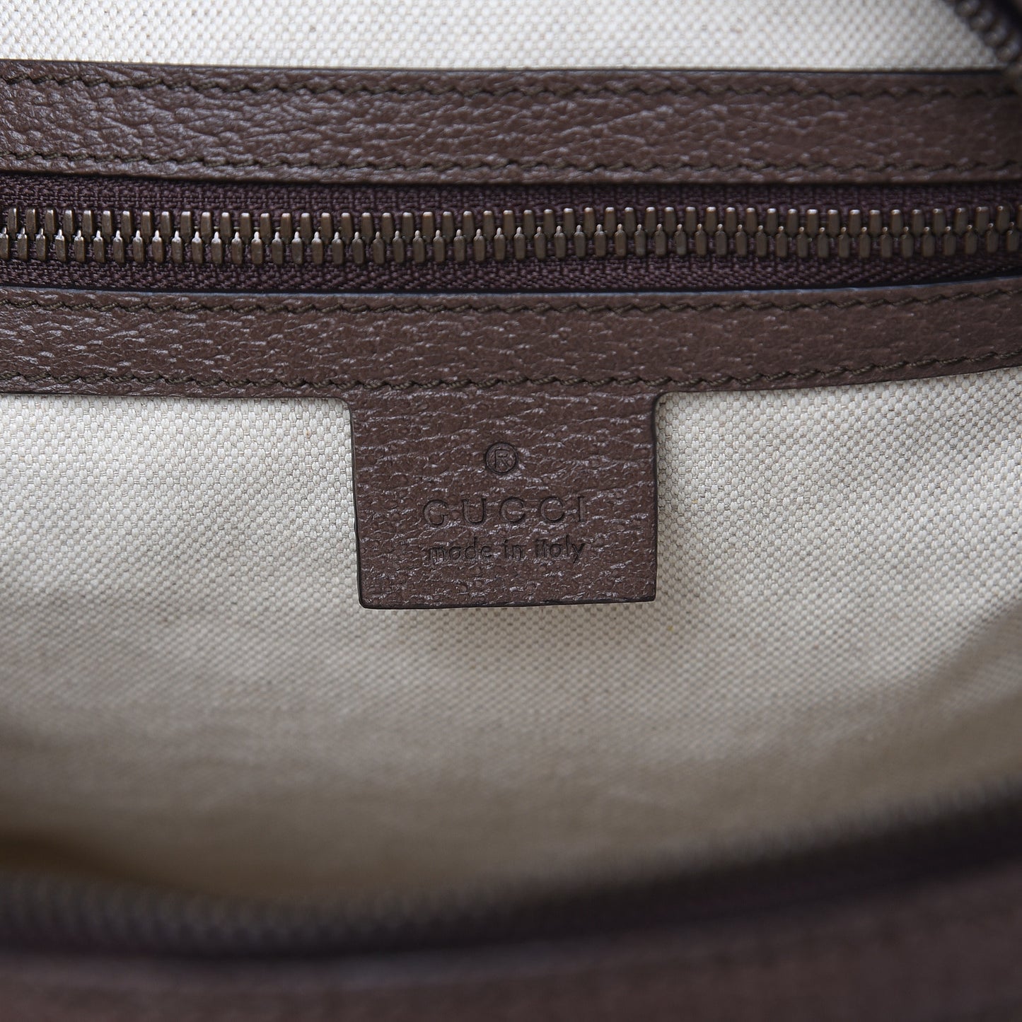 GG Supreme Monogram Calfskin Web Small Ophidia Day Backpack Beige Ebony New Acero
