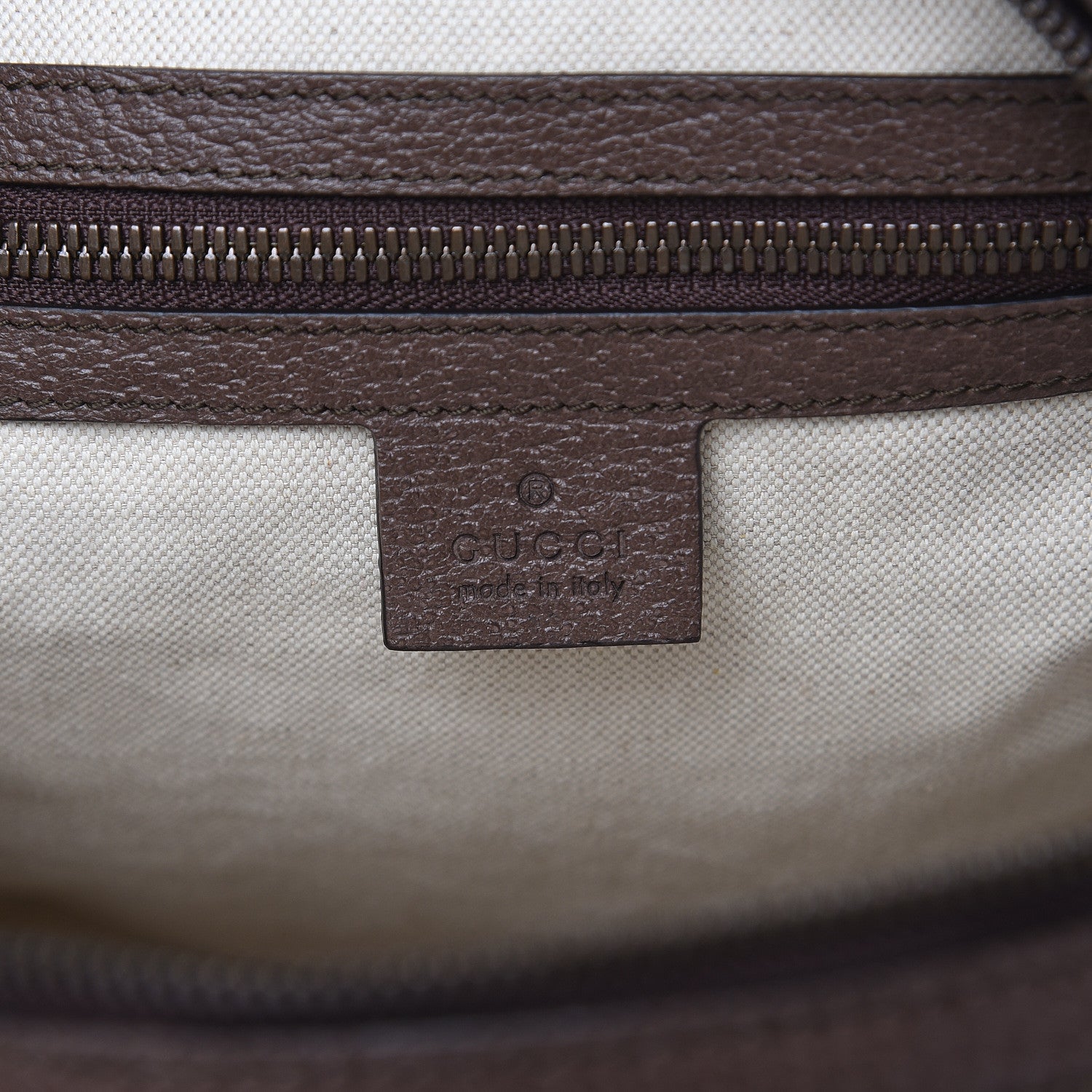 Gucci GG Supreme Monogram Calfskin Web Small Ophidia Day Backpack Beige Ebony New Acero 6 of 10