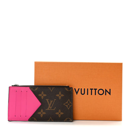 Louis Vuitton Monogram Calfskin Coin Card Holder Rose 7 of 7