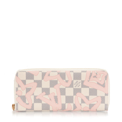 Louis Vuitton Damier Azur Tahitienne Clemence Wallet 1 of 7