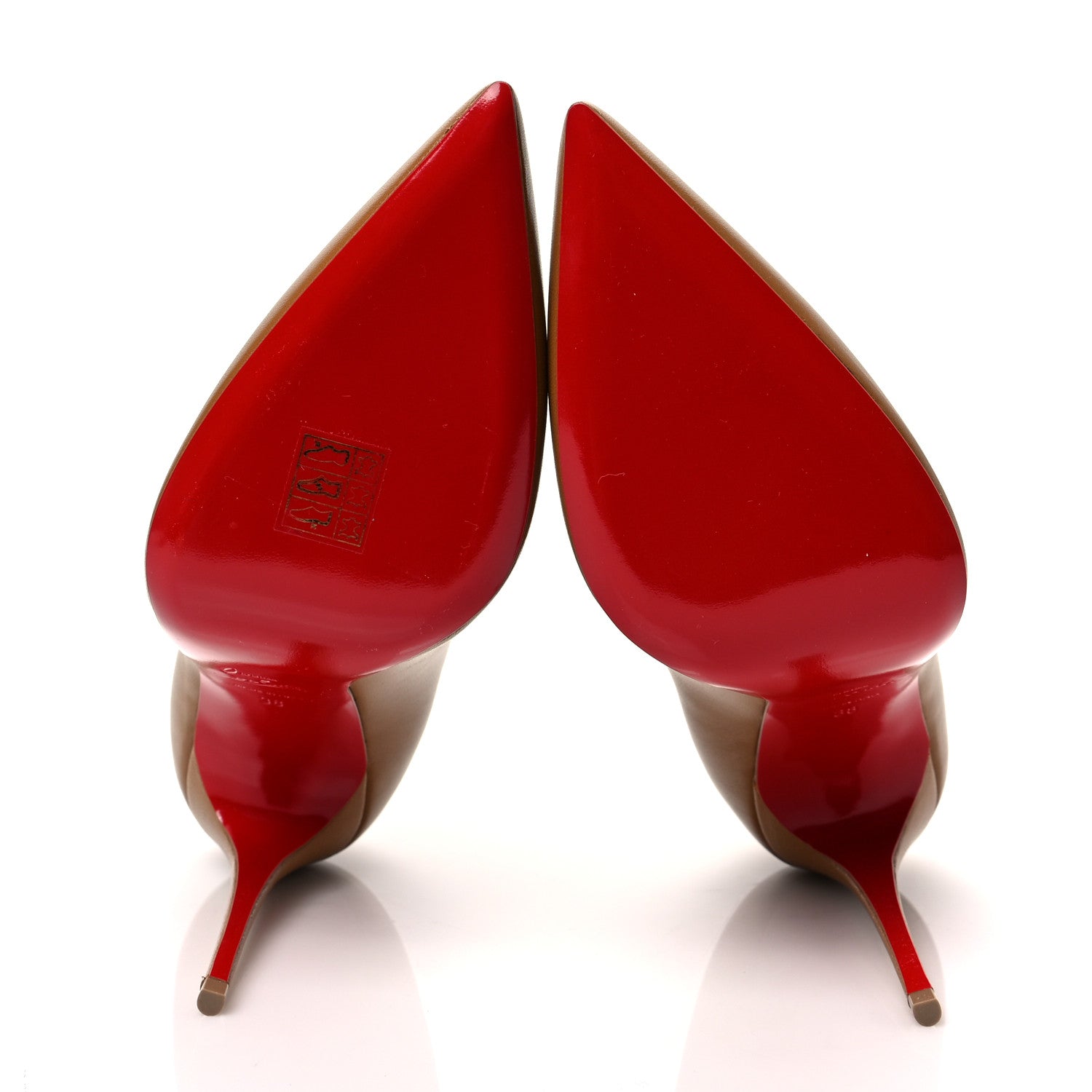 Christian Louboutin Nappa Kate 100 Pumps 38 Nude 4 5 of 8