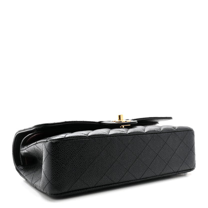 Chanel Caviar Quilted Medium Double Flap Black 4 of 10