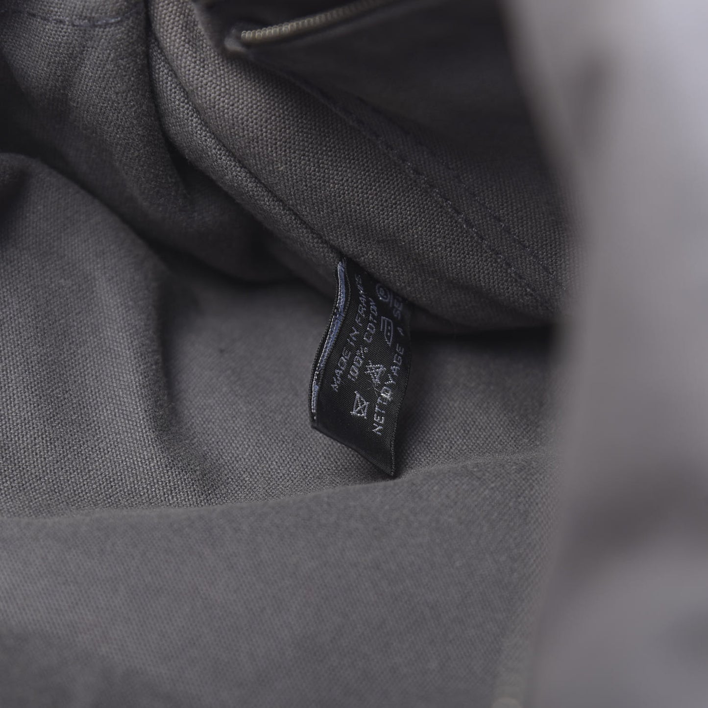 Canvas Herline Messenger Bag Grey