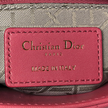 Christian Dior Lambskin Cannage Mini Lady Dior Pink 6 of 10