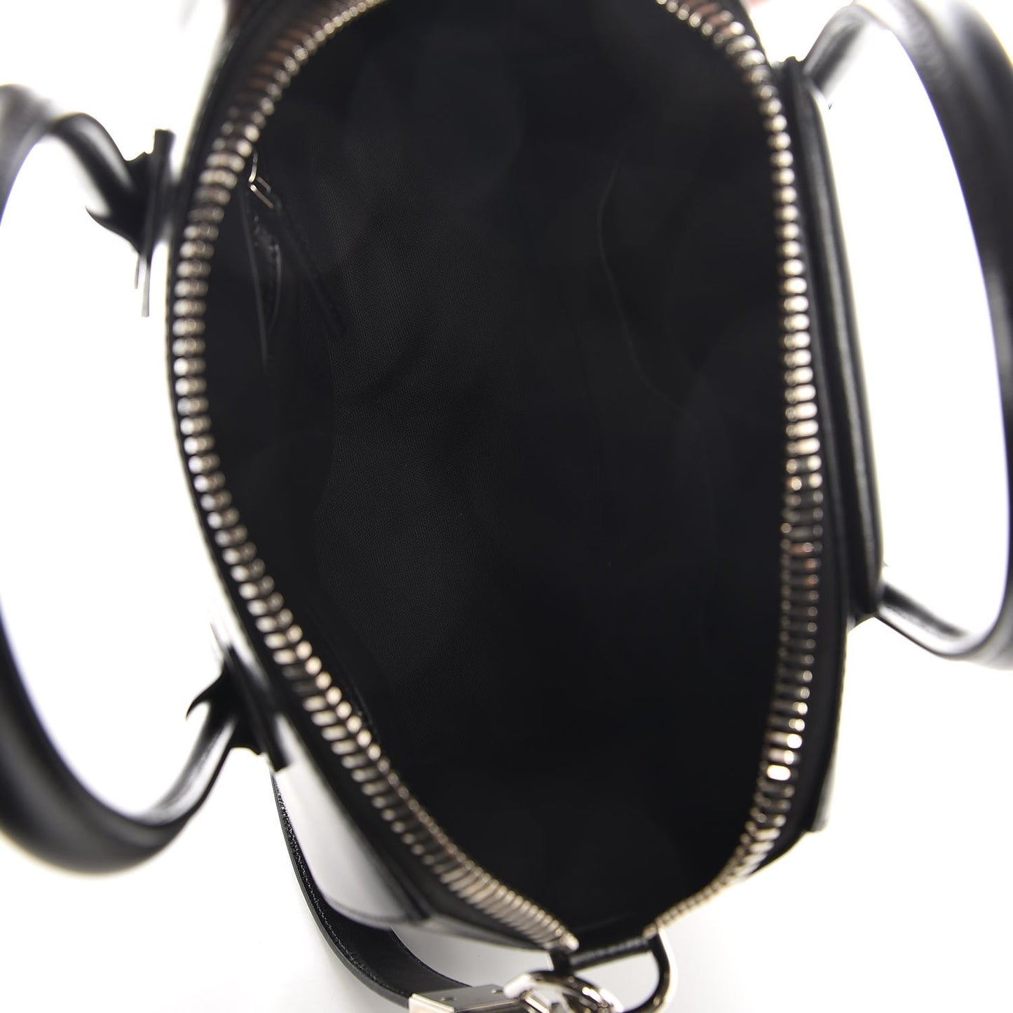 Shiny Lord Calfskin Small Antigona Black
