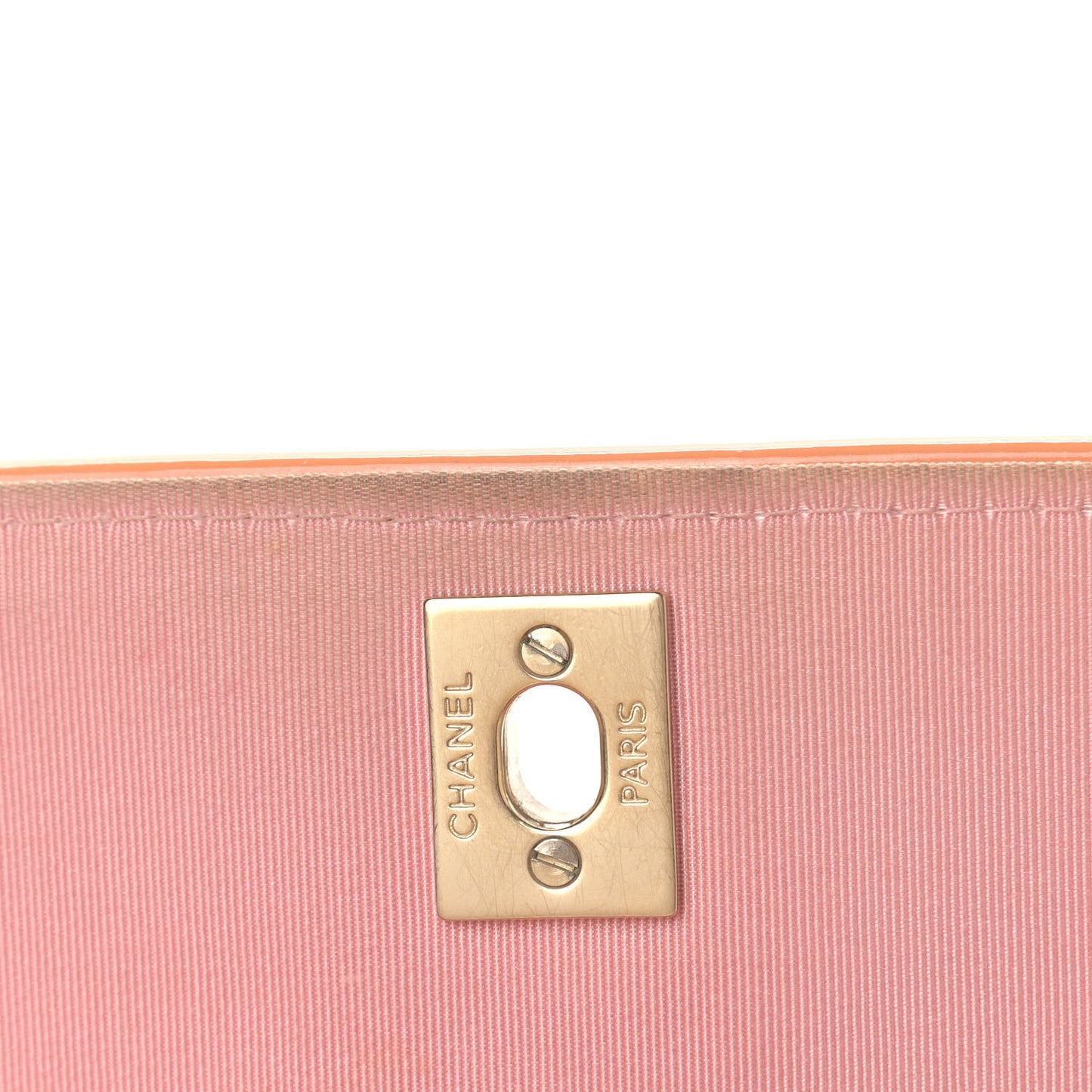 Patent Quilted East West Flap Rose