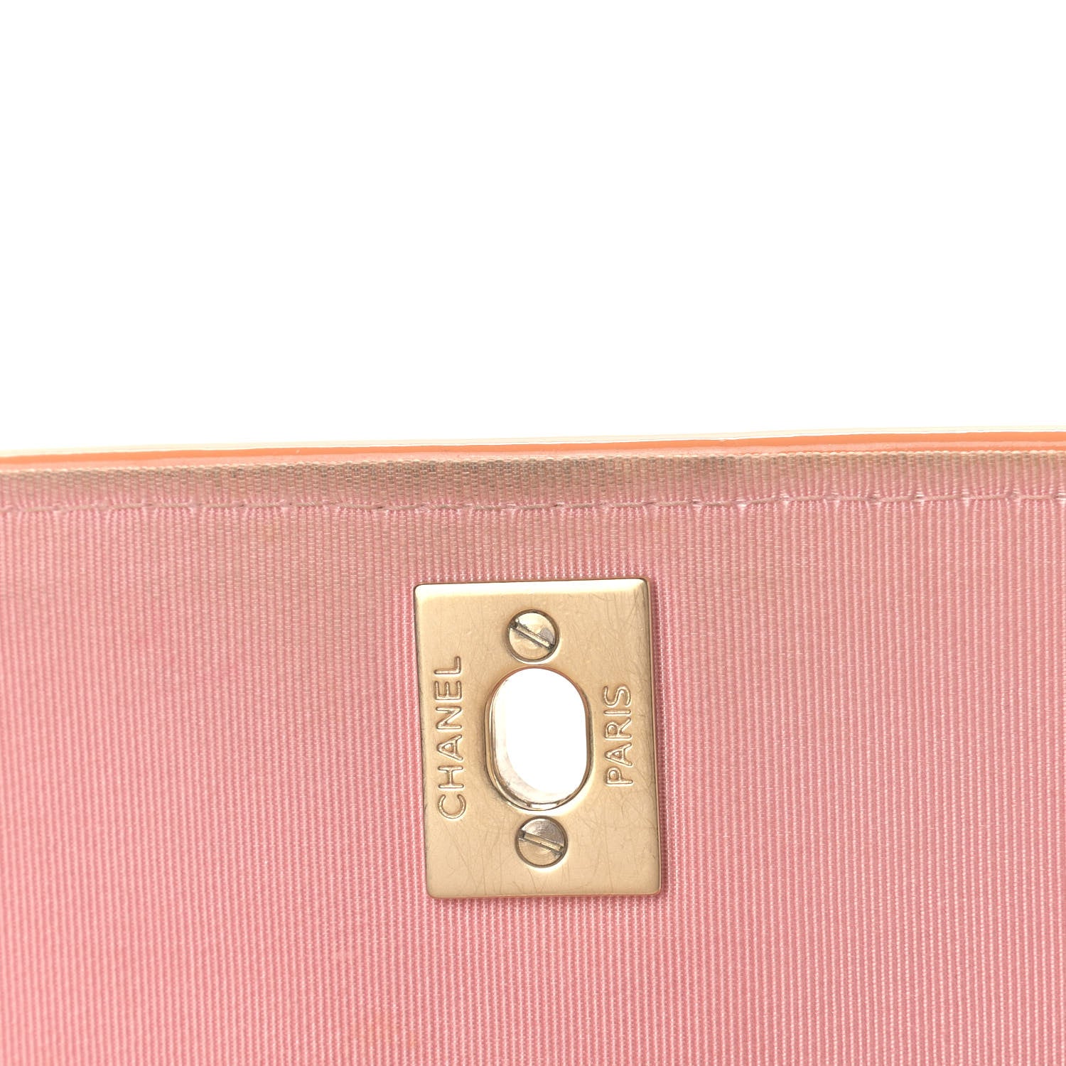 Chanel Patent Quilted East West Flap Rose 14 of 20