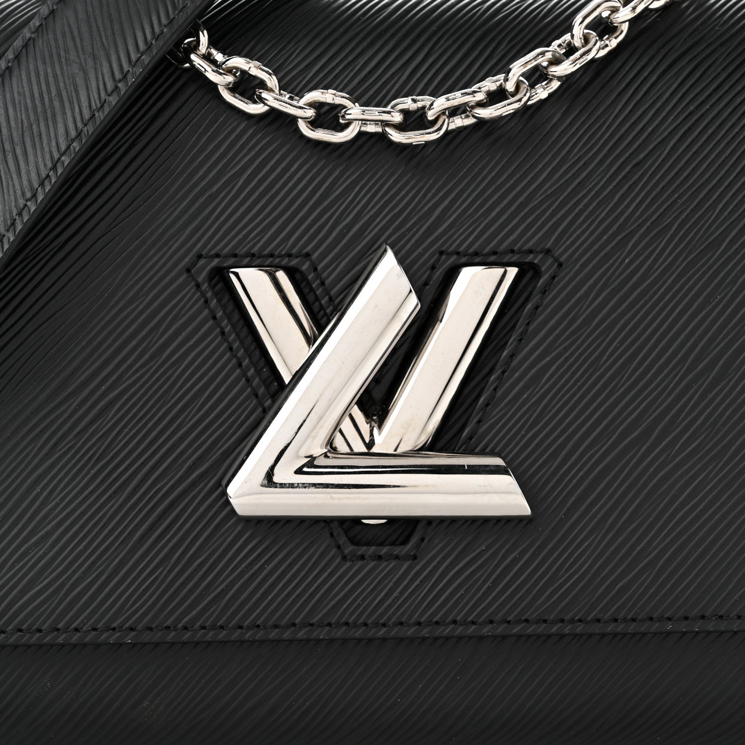 Louis Vuitton Epi Twist Shoulder Bag MM Black 7 of 9