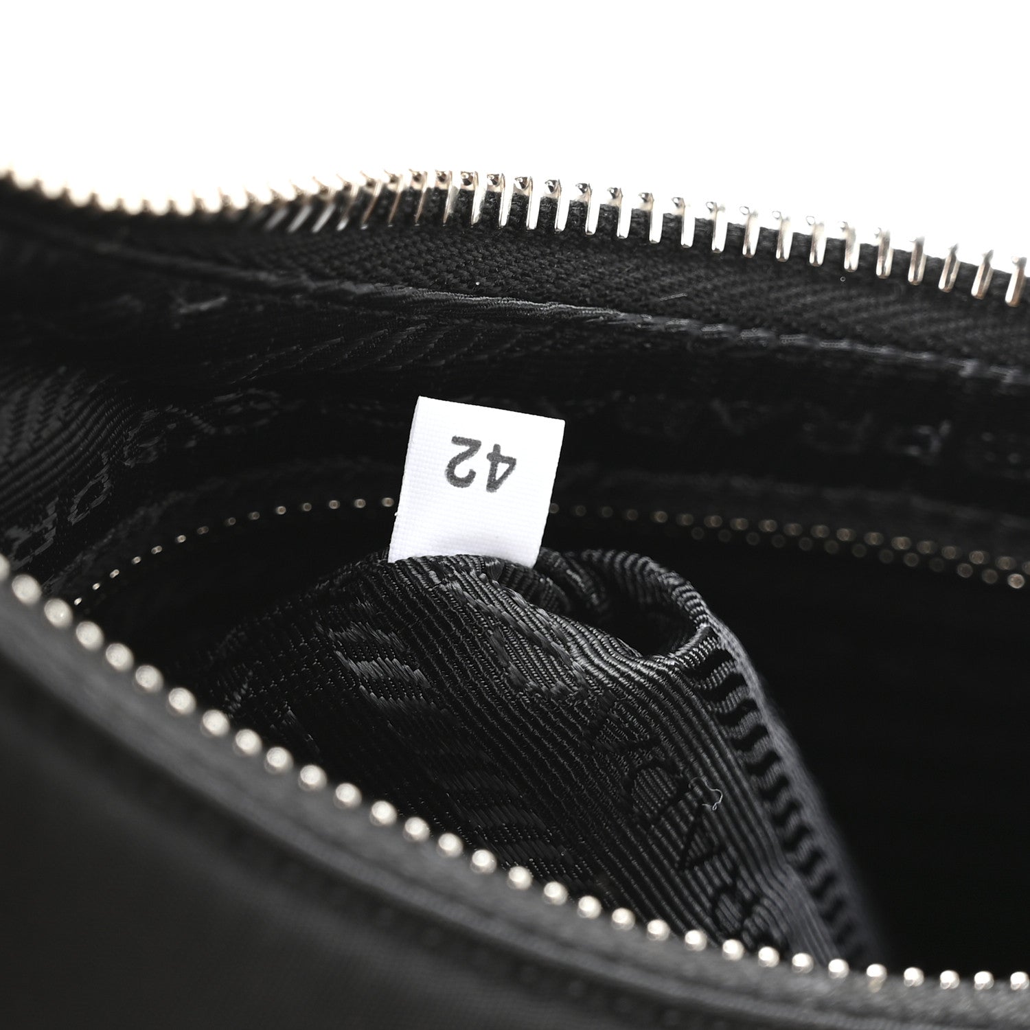 Prada Tessuto Nylon Mini Re-Edition 2000 Bag Black 7 of 10