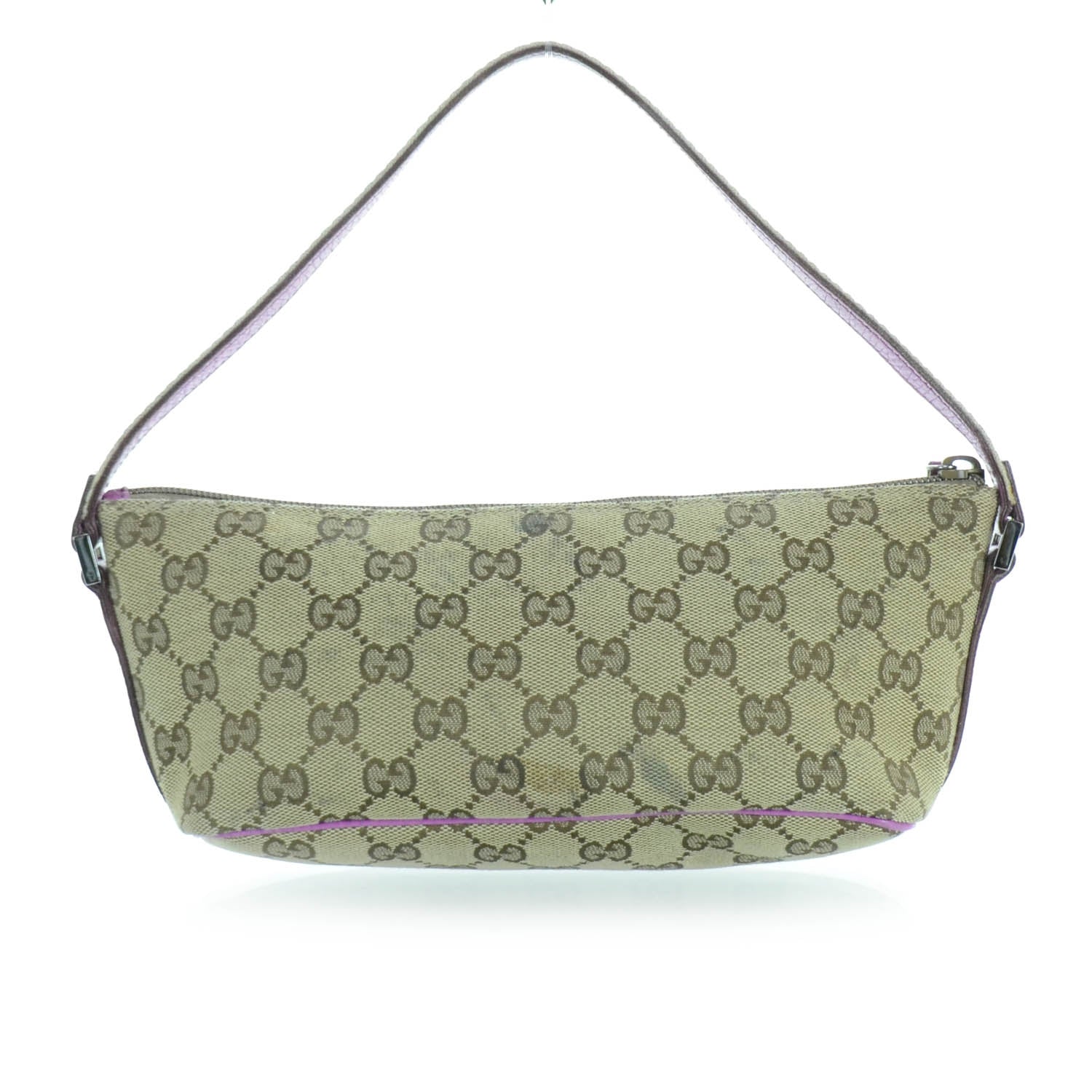 Gucci Monogram Boat Pochette Purple 3 of 11