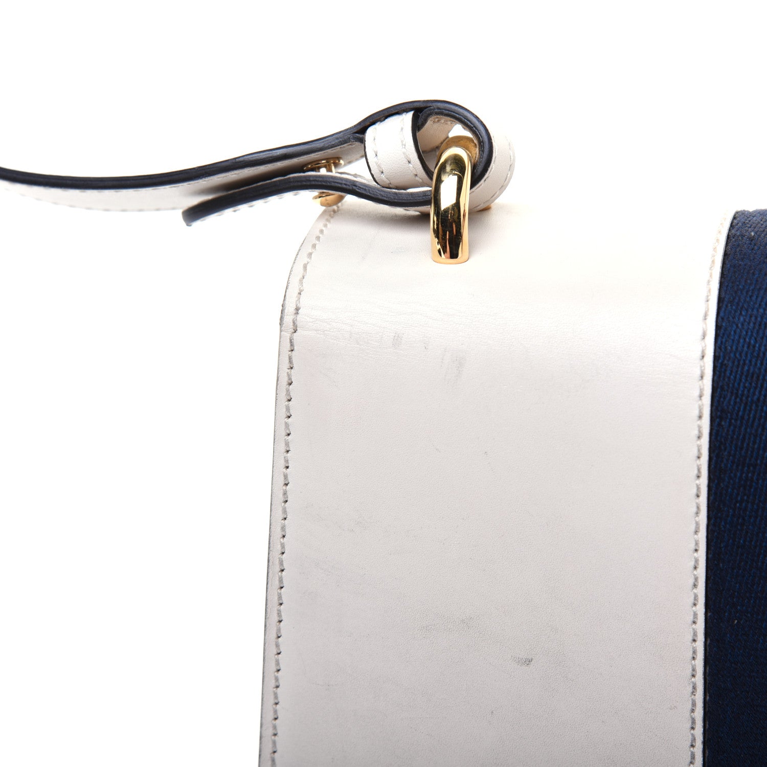 Gucci Calfskin Small Sylvie Shoulder Bag Off White 26 of 38