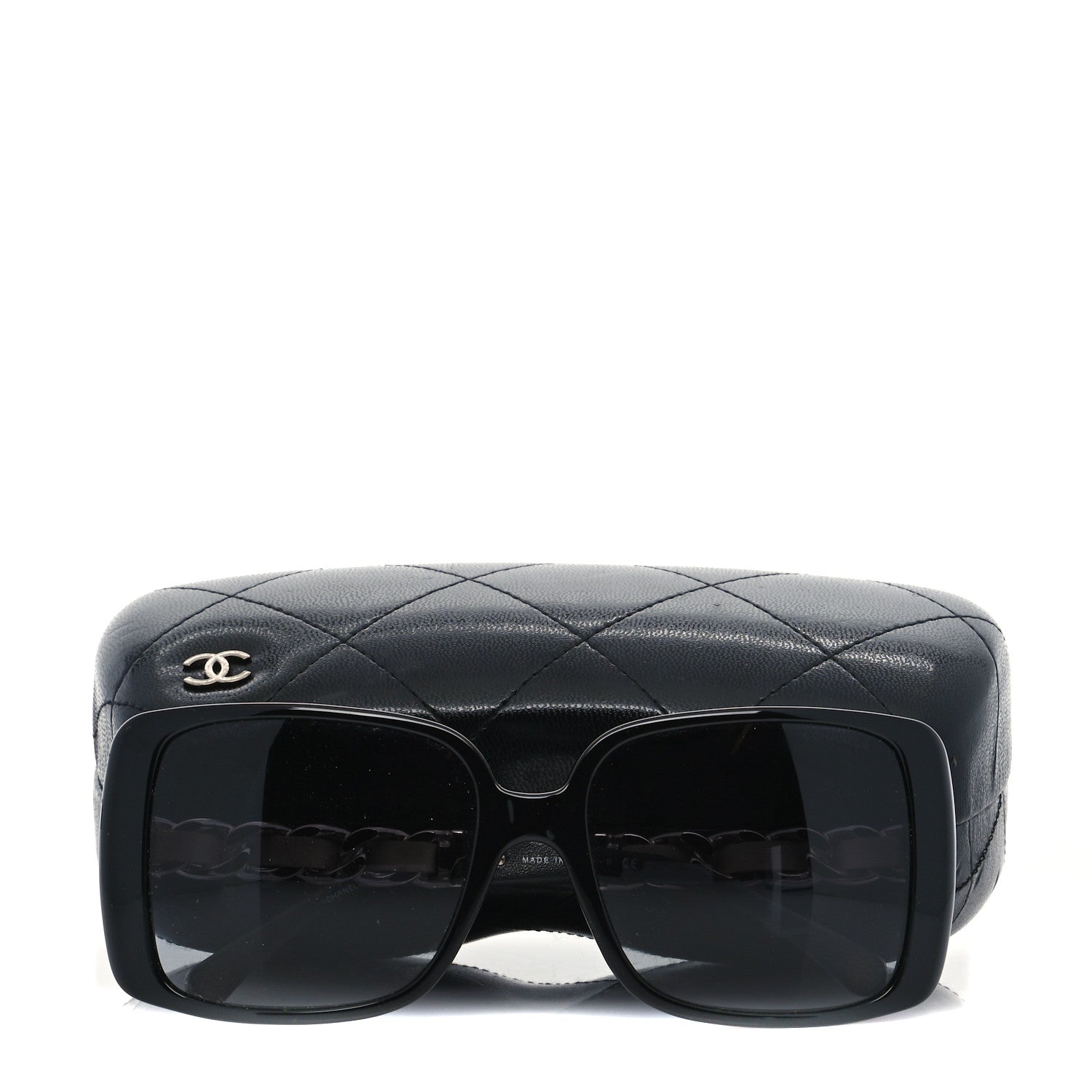 Chanel Acetate Chain Sunglasses 5208-Q Black 7 of 7