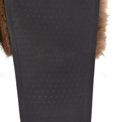 Givenchy Mink Rubber Slide Sandals 37 Brown 7 of 9