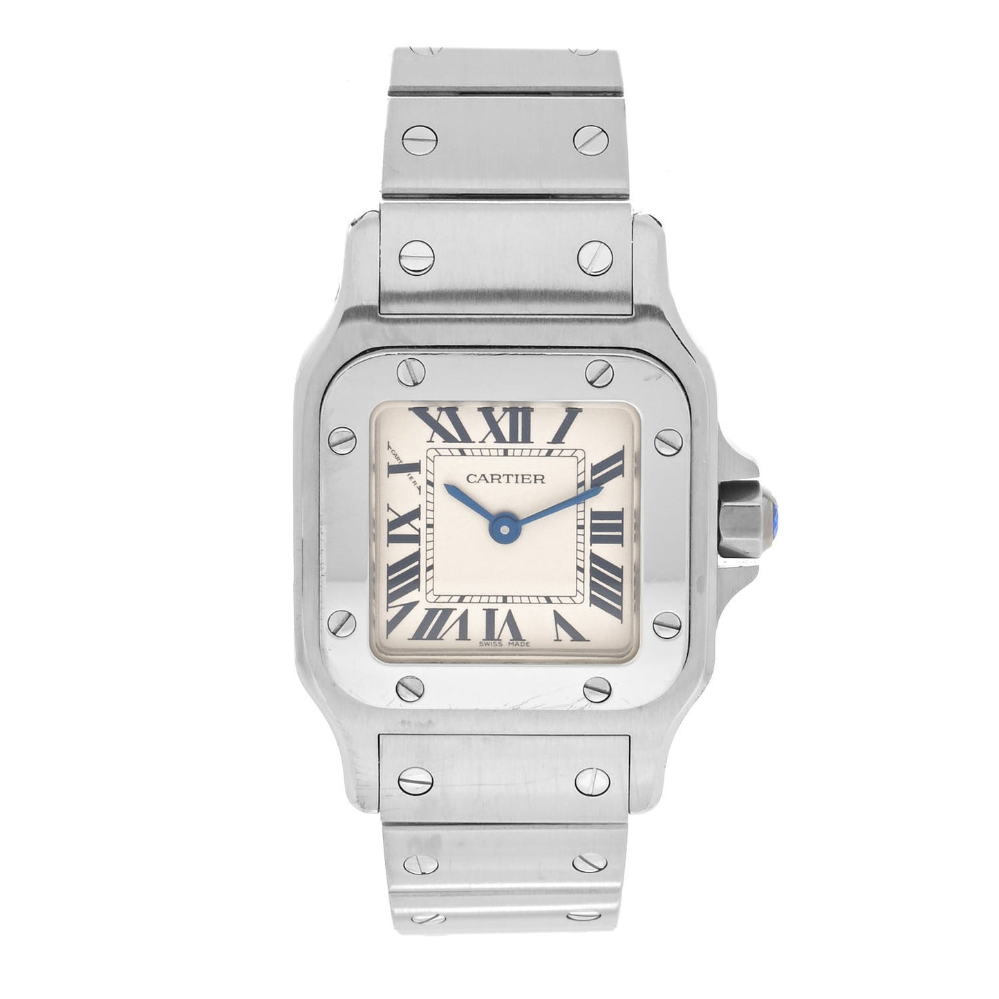 Stainless Steel 24mm Santos de Cartier Galbee Quartz Watch