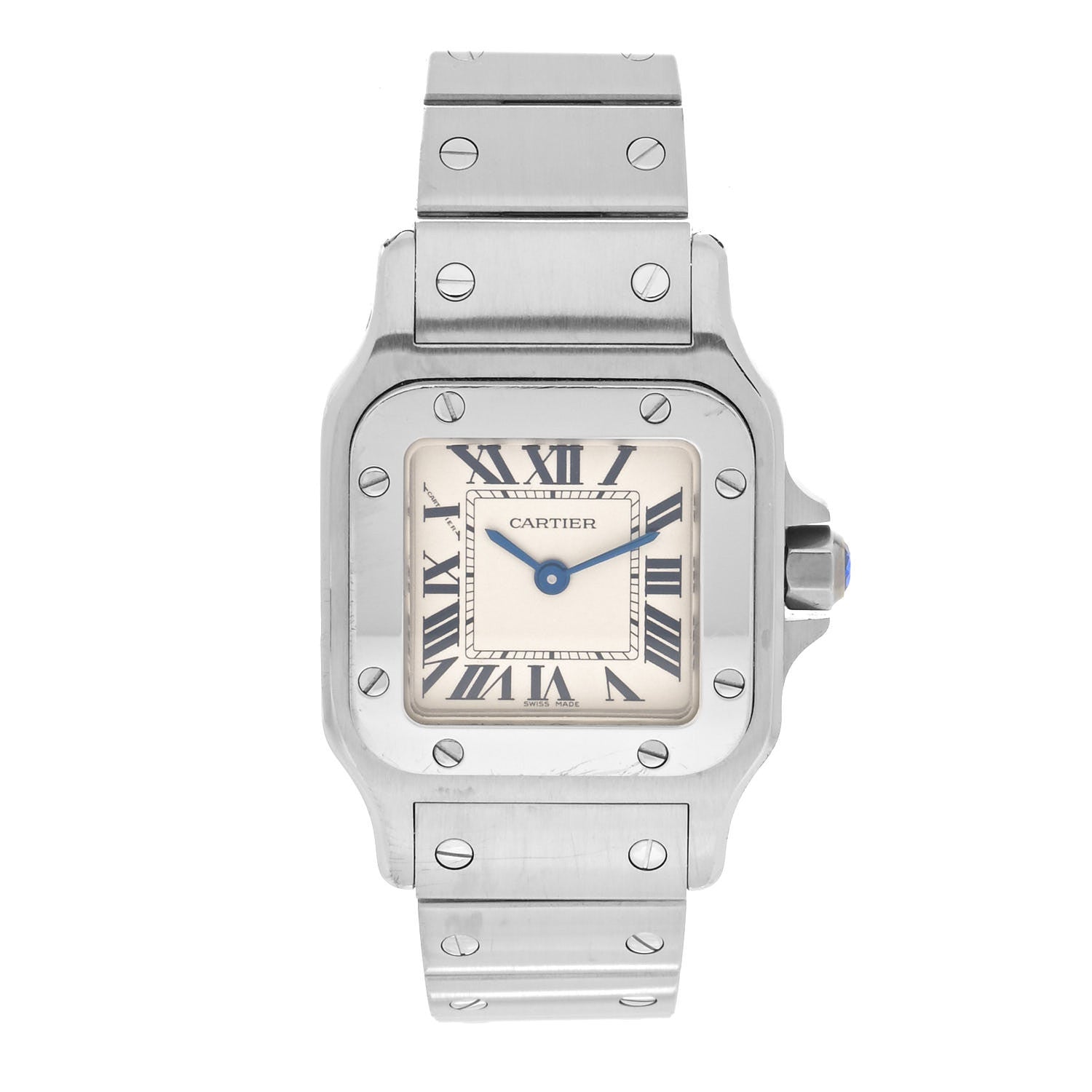 Cartier Stainless Steel 24mm Santos de Cartier Galbee Quartz Watch 1 of 5