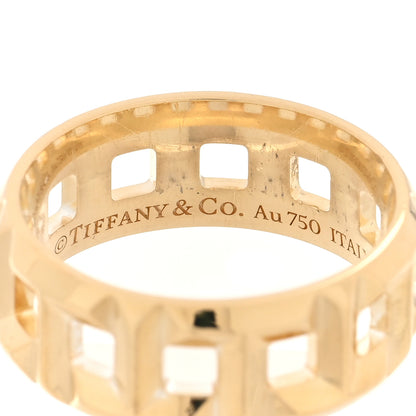 Tiffany 18K Yellow Gold T True Wide Ring 56 7.5 4 of 5