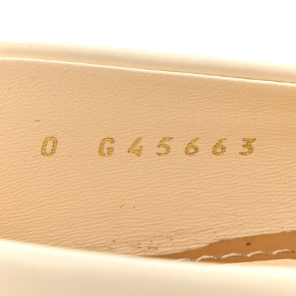 Chanel Calfskin Camellia CC Loafers 39.5 Ivory 9 of 11