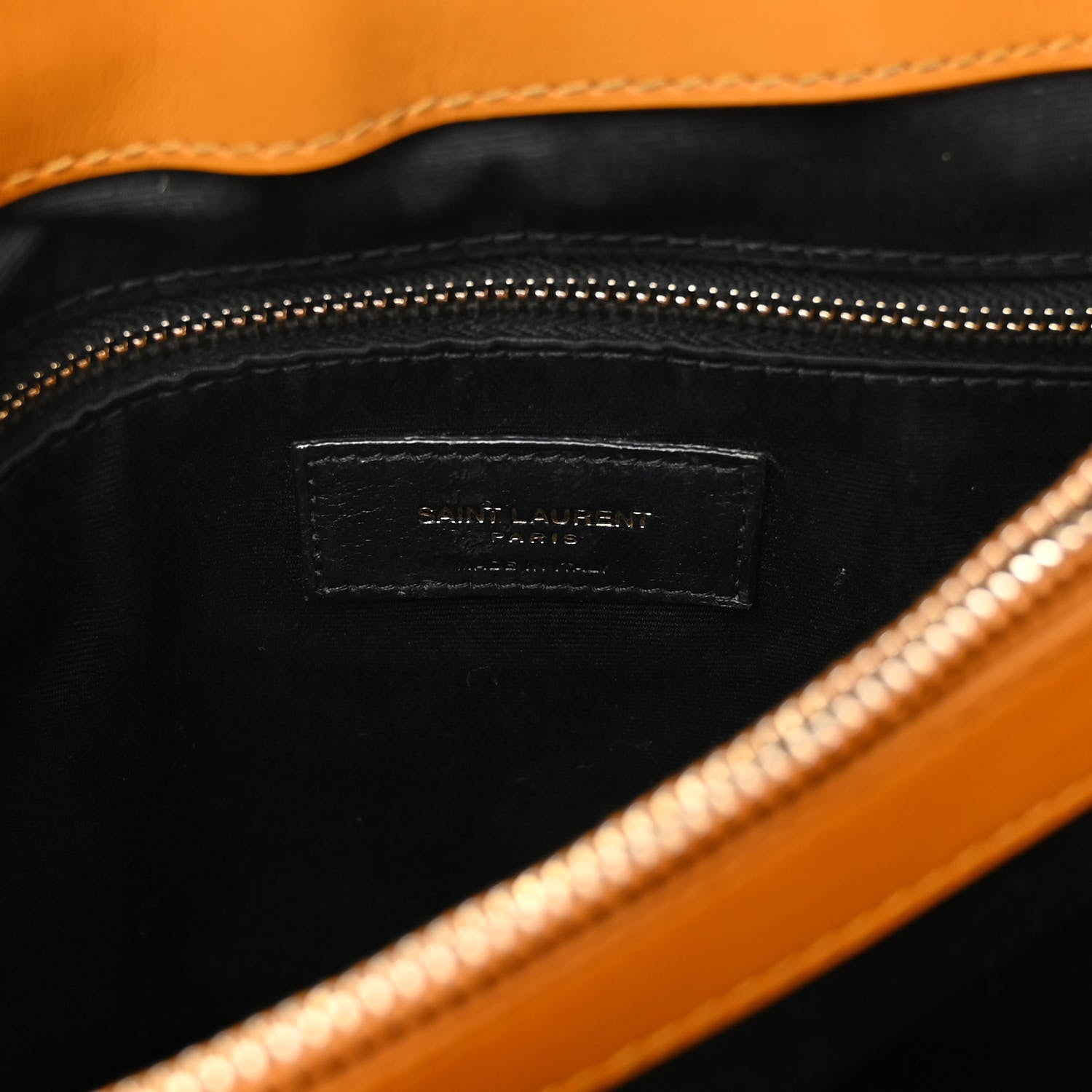 Saint Laurent Calfskin Y Quilted Monogram Medium Loulou Chain Satchel Cheddar 8 of 11