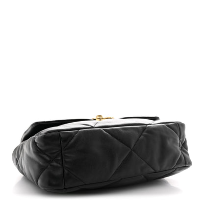 Chanel Lambskin Quilted Medium Chanel 19 Flap Black 4 of 10