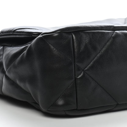 Chanel Lambskin Quilted Large Chanel 19 Flap Black 8 of 9