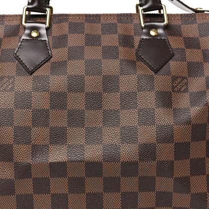 Louis Vuitton Damier Ebene Speedy 30 7 of 9