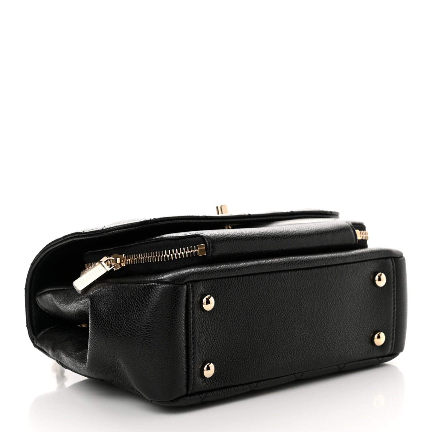 Caviar Quilted Medium Business Affinity Flap Black