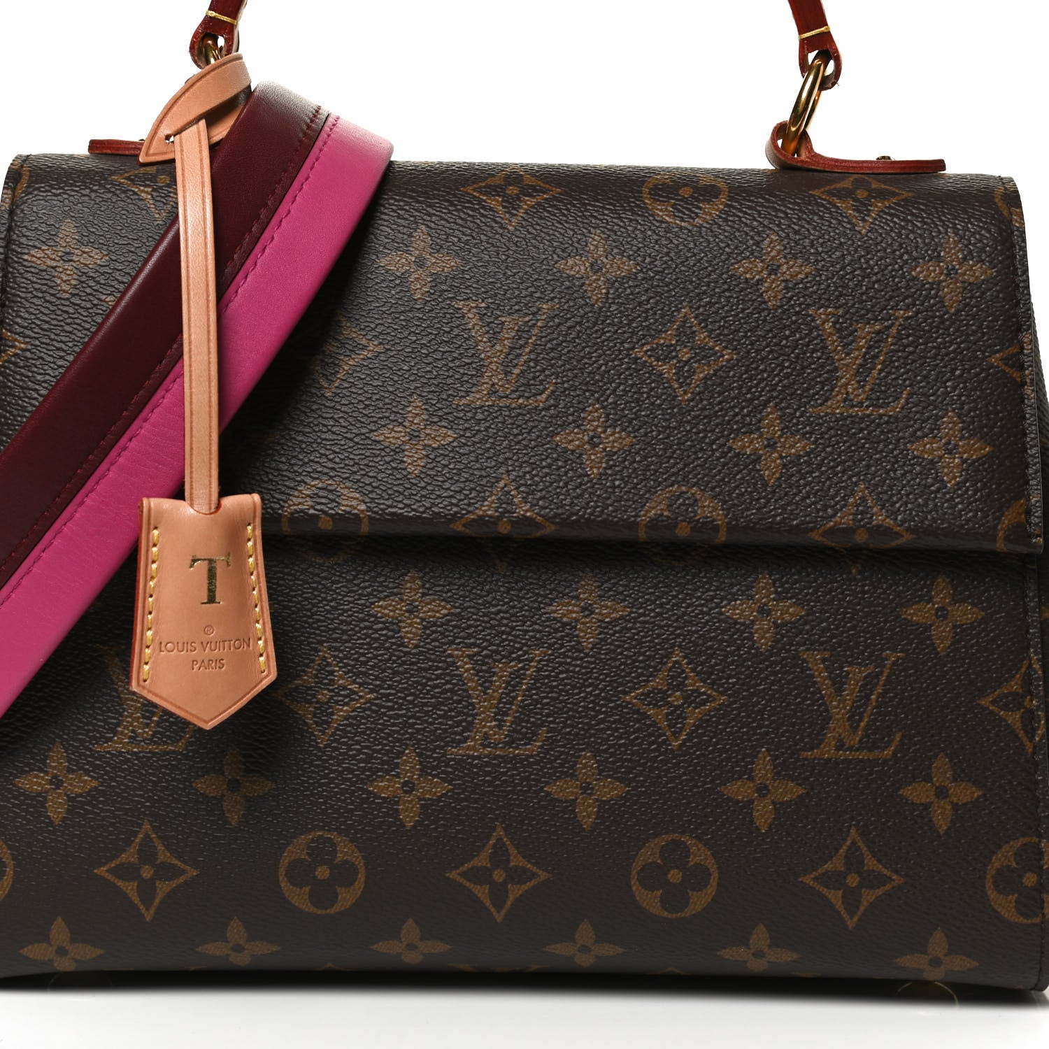 Louis Vuitton Monogram Cluny BB Bordeaux Fuchsia 8 of 11