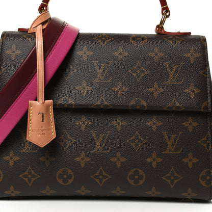Louis Vuitton Monogram Cluny BB Bordeaux Fuchsia 8 of 11
