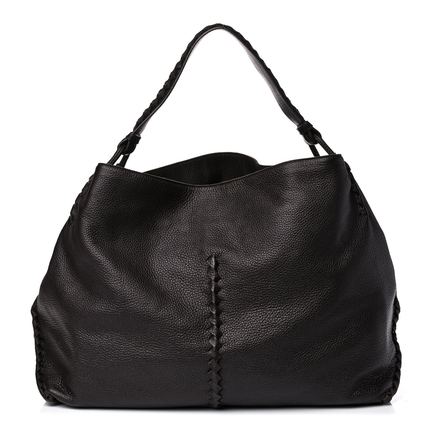 Bottega Veneta Washed Cervo Deerskin Large Hobo Ebano 1 of 16