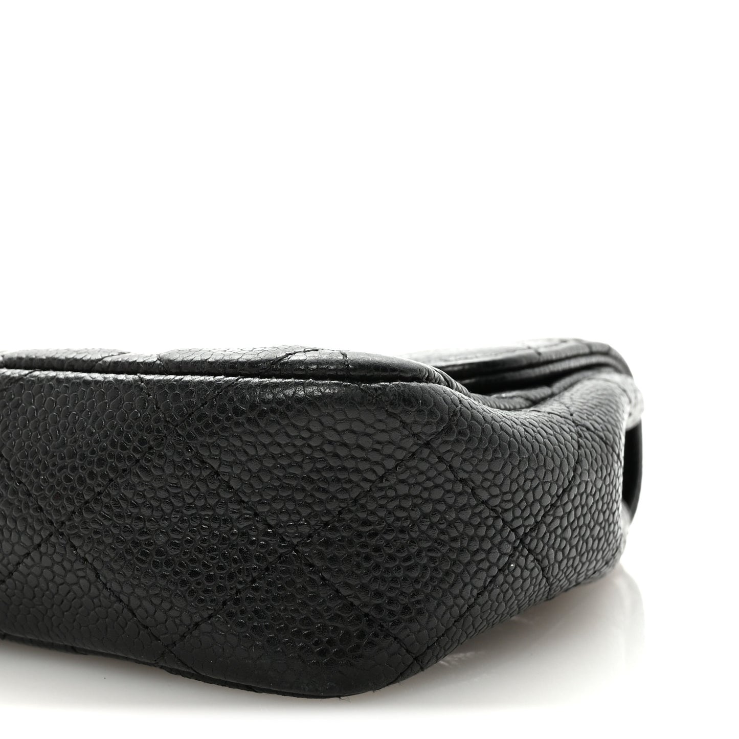 Caviar Quilted East West Flap Black