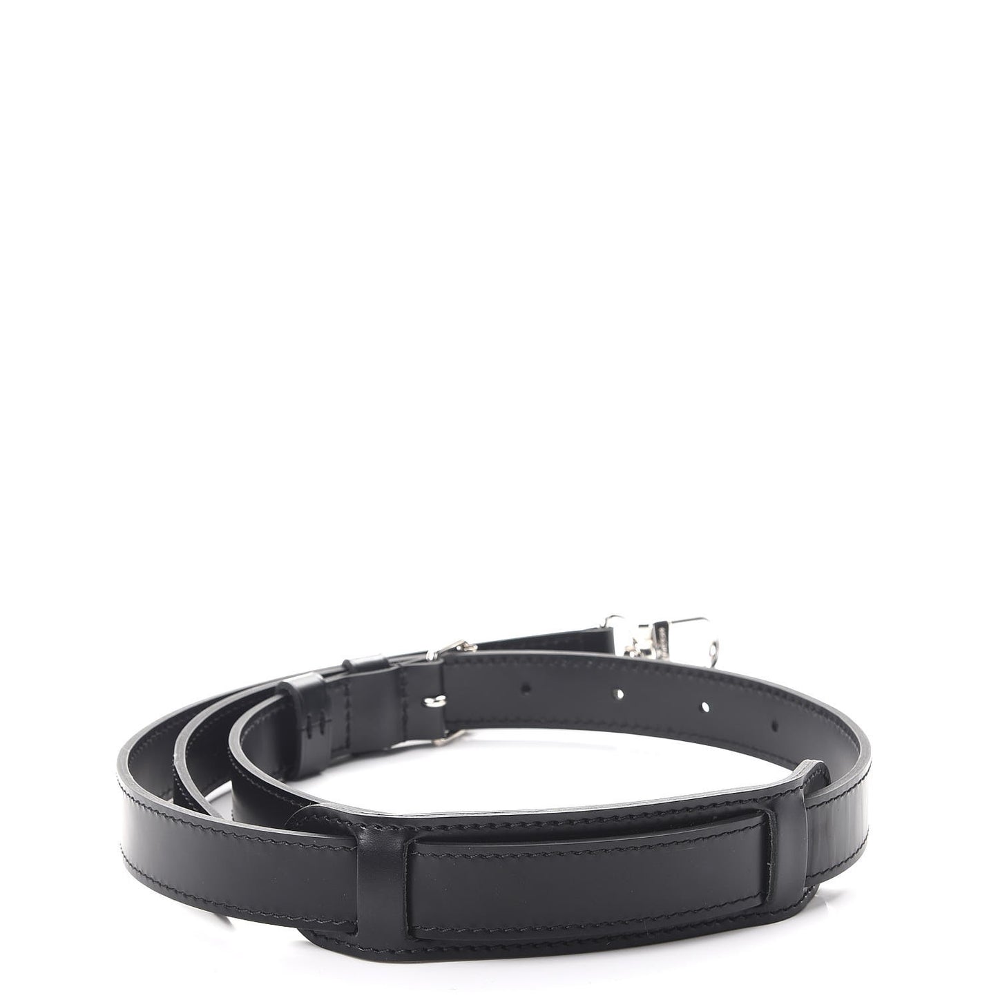 Calfskin Adjustable Keepall Bandouliere Shoulder Strap Black