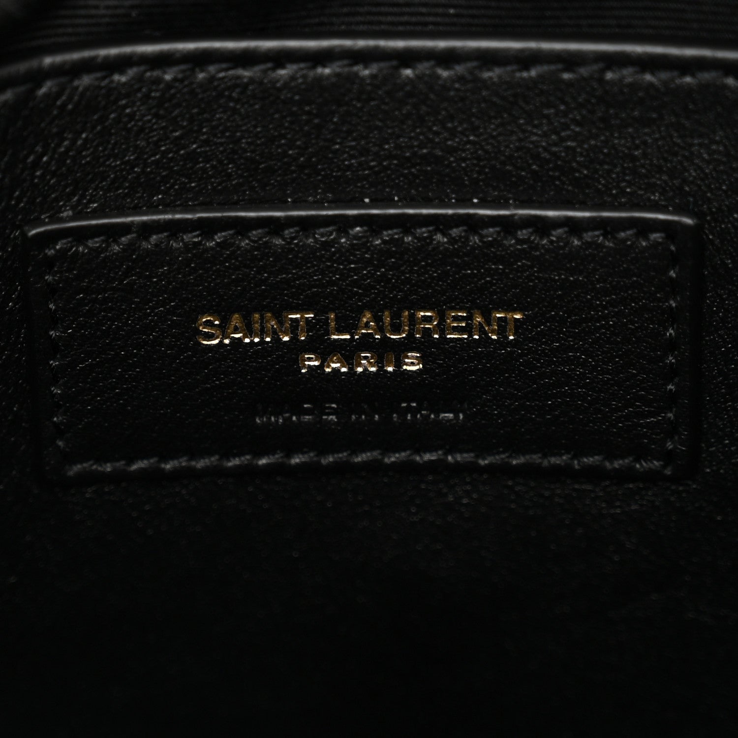 Saint Laurent Calfskin Y Quilted Monogram Small Loulou Chain Satchel Black 5 of 9