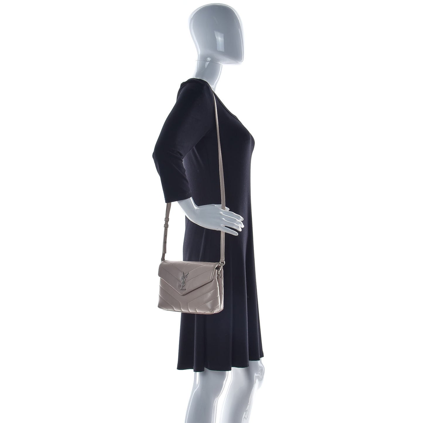 Calfskin Y Quilted Monogram Toy Loulou Crossbody Bag Light Natural