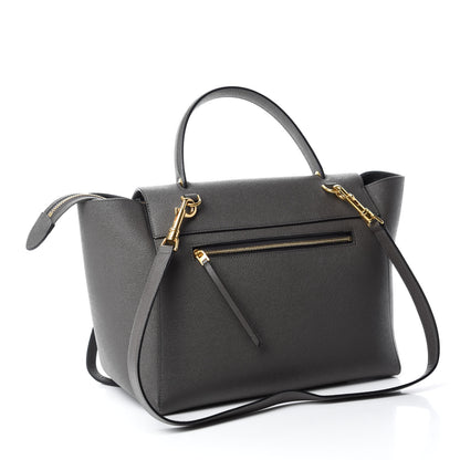 Celine Grained Calfskin Mini Belt Bag Grey 3 of 13