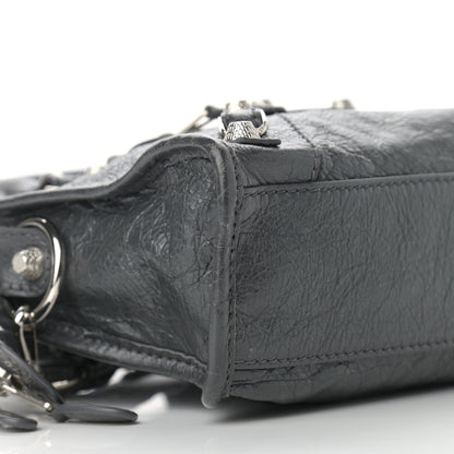 Balenciaga Agneau Giant 12 Silver Hardware Mini City Gris Fossile Anthracite 7 of 8